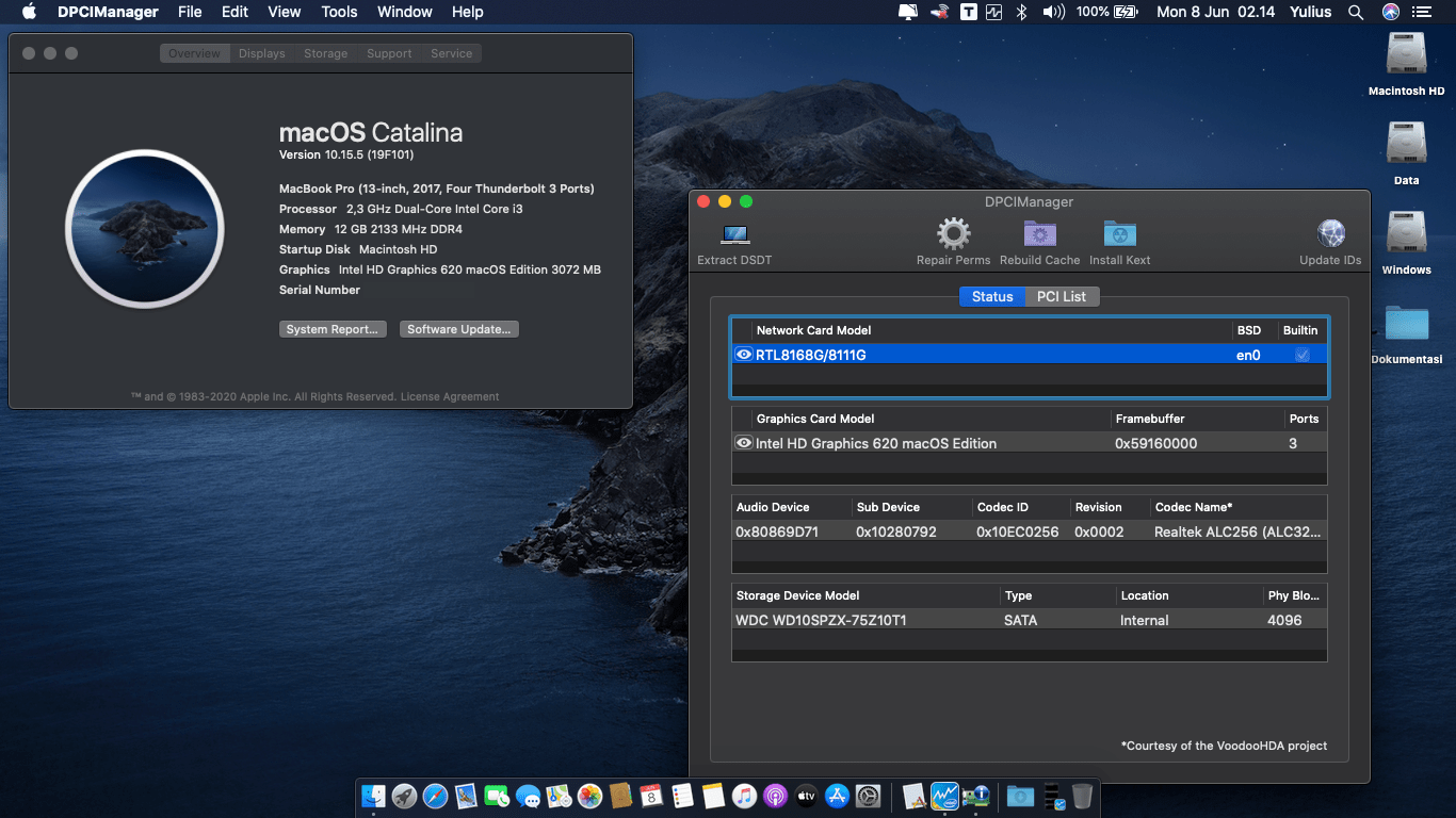 Dell  Vostro 14 3468 [KabyLake   Intel HD 620] 1